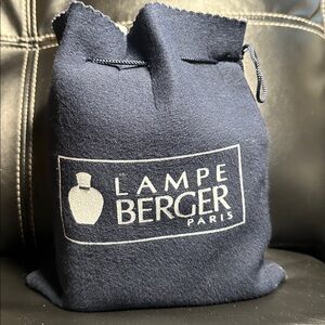 White Ceramic Lamp with Black Accents